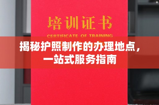 苓雅揭秘护照制作的办理地点，一站式服务指南